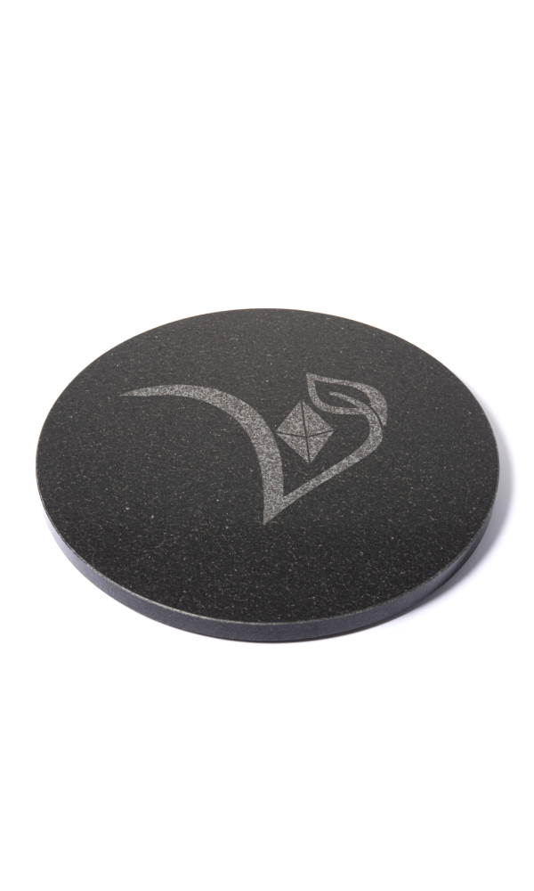 Frequency Disc - Lg 8inch- Black Granite